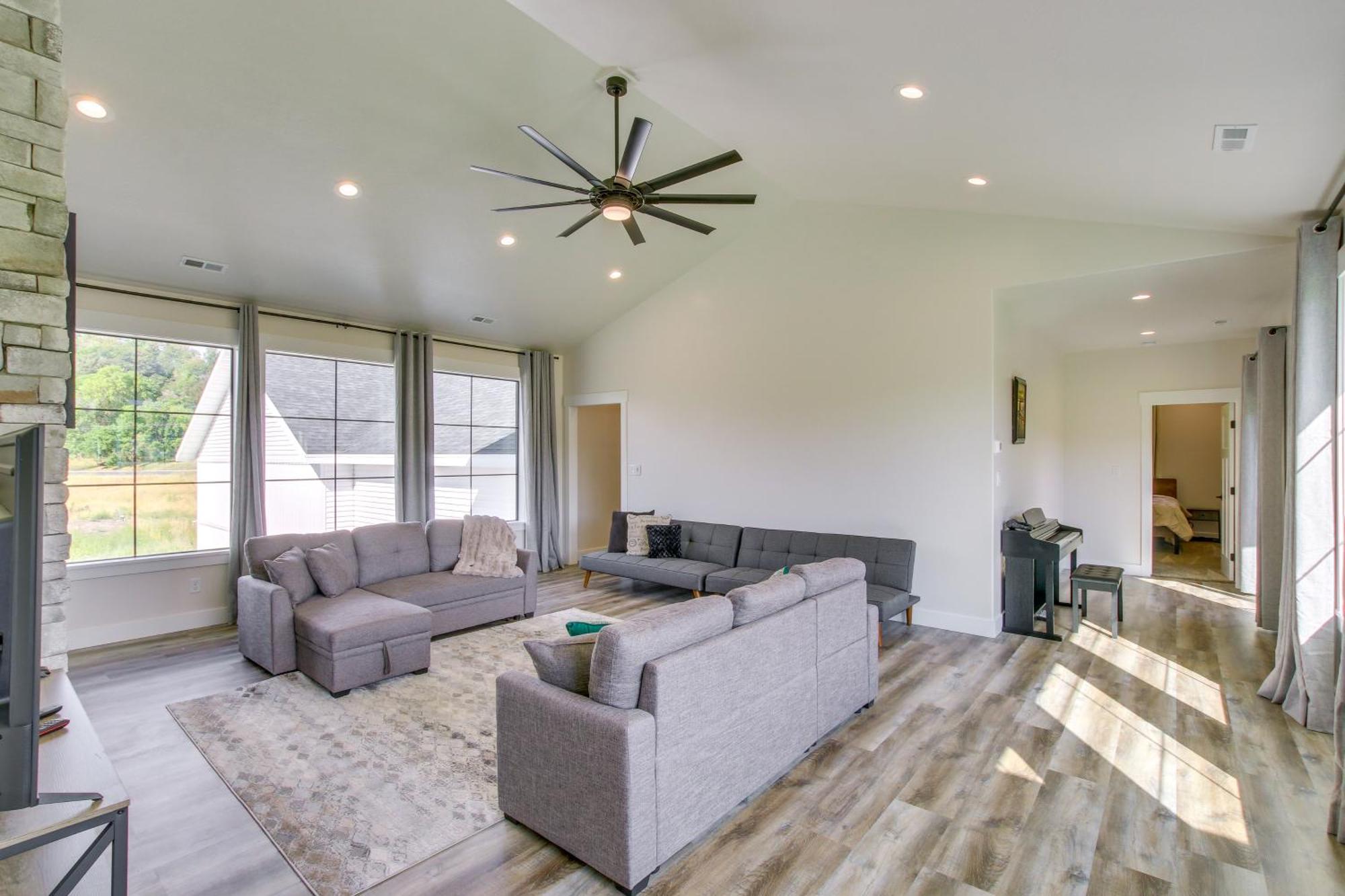 Spacious Idaho Home On Scenic Cub River! Preston Exterior photo